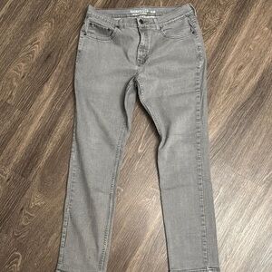 Men's Grey Jeans Slim 34x32
